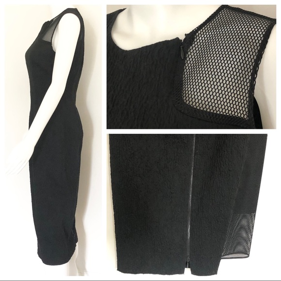 Elie Tahari Herika Dress Black 6 NWT $398 - Picture 6 of 16